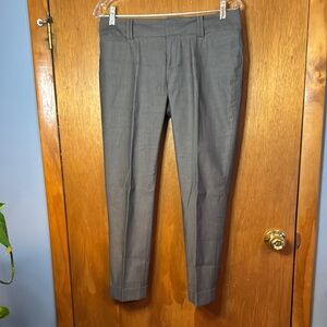Banana Republic Gray Dress Pants Slim Fit cotton/spandex blend Sz 4